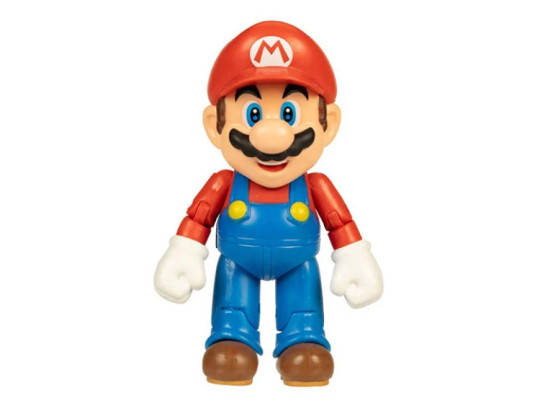 World of Nintendo 4" Mario w/ Power Up Mushroom