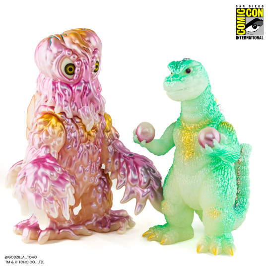 Godzilla and Hedorah Set - Cherry Blossom Glow In the Dark Variant