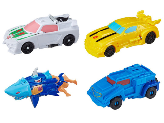 Transformers: Bumblebee Cyberverse Adventures One Step Set of 4 Figures