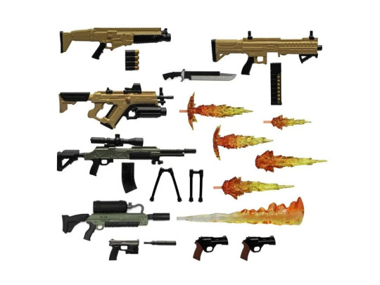 Action Force Weapons Pack (India) 1/12 Scale Accessory Set (Reissue)