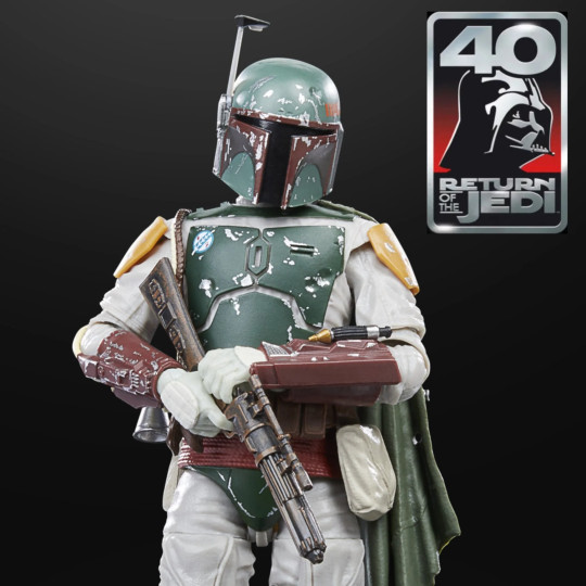 Star Wars 40Th Anniversary The Black Series Deluxe Boba Fett (Return Of The Jedi) Figure