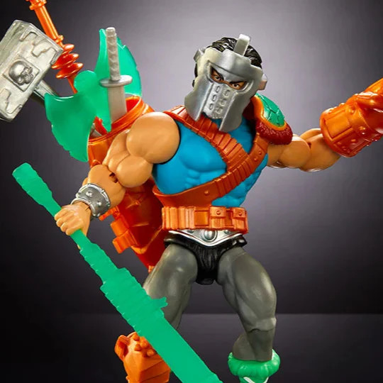 Turtles Of Grayskull Casey Jones Armor & Weapons
