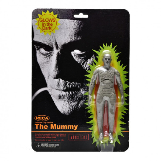 Universal Monsters Retro Glow-In-The-Dark The Mummy (Remco Tribute)