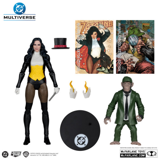 Zatanna With Detective Chimp (Dc Classic) Mcfarlane Collector Edition #53
