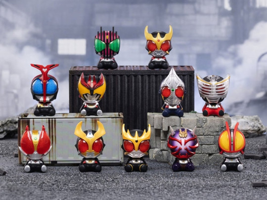 Kamen Rider Super Mini Blind Box Display of 10 Random Figures