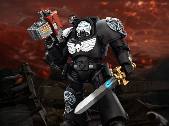 Raven Guard Terminator (Ver. 1) with Power Sword and Storm Bolter