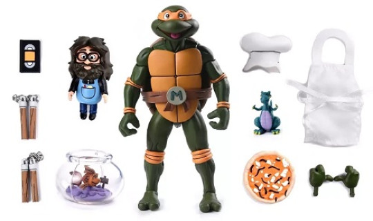 TEENAGE MUTANT NINJA TURTLES CARTOON PIZZA CLUB MICHELANGELO
