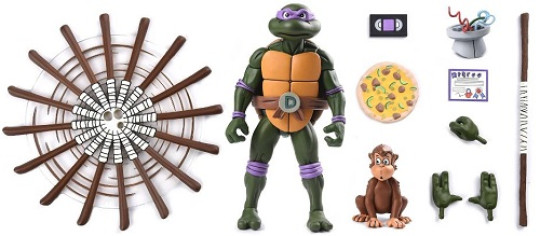 TEENAGE MUTANT NINJA TURTLES CARTOON PIZZA CLUB DONATELLO