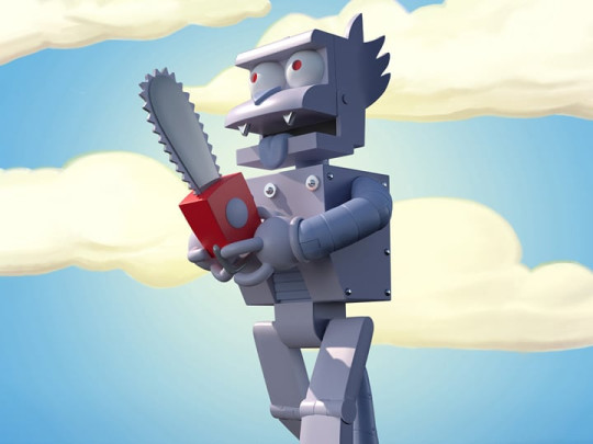The Simpsons Robot Scratchy
