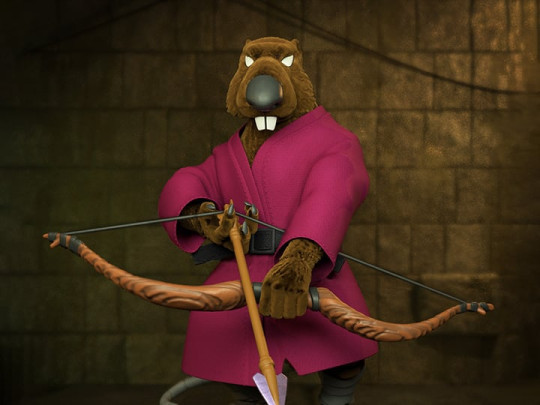 Teenage Mutant Ninja Turtles Splinter (Flocked)
