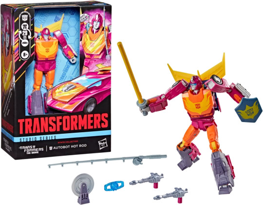 Transformers Studio Series MTMTE Collection The Transformers: The Movie Voyager Class Autobot Hot Rod