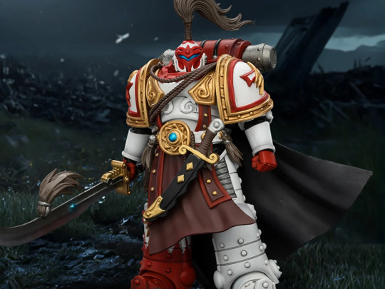 Warhammer: The Horus Heresy White Scars Hibou Khan Seeker of Atonement with The Breath of the Storm Powersword