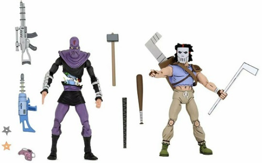 TEENAGE MUTANT NINJA TURTLES CARTOON CASEY JONES VS FOOT SOLDER (SLASHED)