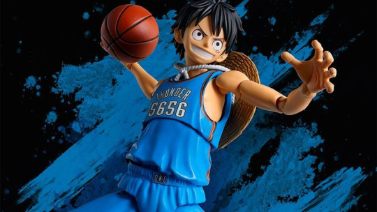 One Piece X Nba Monkey.d.luffy-Oklahoma City Thunder Ver.-