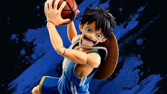 One Piece X Nba Monkey.d.luffy-Golden State Warriors Ver.-