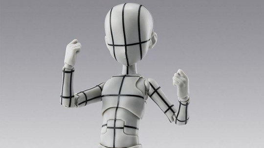 Body-Kun -Ken Sugimori- Edition -Wireframe-(Gray Color Ver.)
