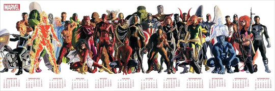 Alex Ross Marvel Superhero Mural