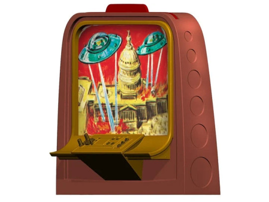 Mars Attacks Watching From Mars (Card #13) Diorama Set