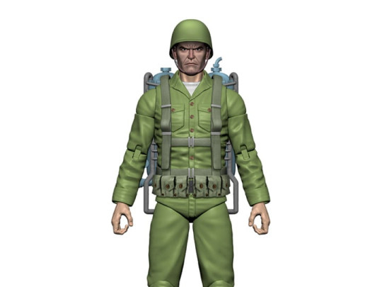 Mars Attacks The Flame Throwers (Card #35) Human Soldier