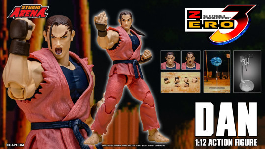 Display by Dondon: Dan - Street Fighter Alpha 3 Storm Arena 1/12 Scale