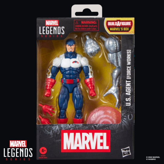 Marvel Legends 2014 Ms. Marvel, Captain America & Radioactive Man