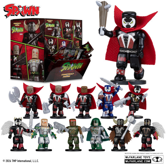 Spawn Construct-A-Figure Full Case (Series 1) 36 Blind Bags