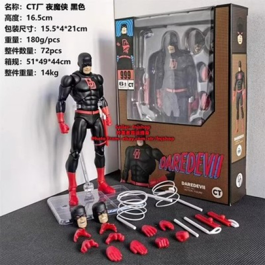 Display by Saturn: CT Toys Daredevil (Black Ver.)