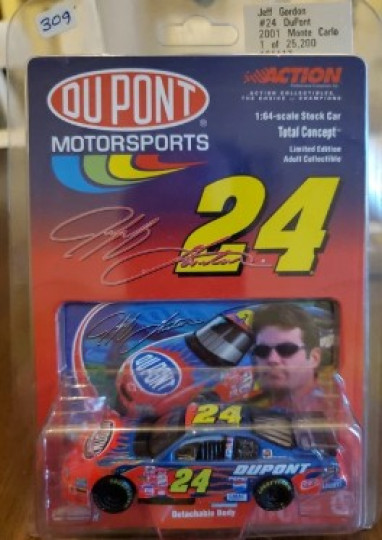 Jeff Gordon 24 Dupont (Flames)