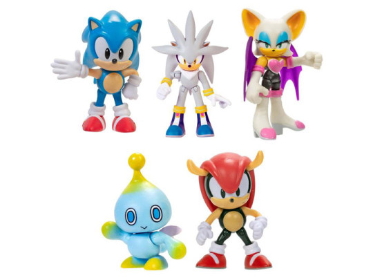 Sonic The Hedgehog 2.5 Set of 5 Figures (Boxed)