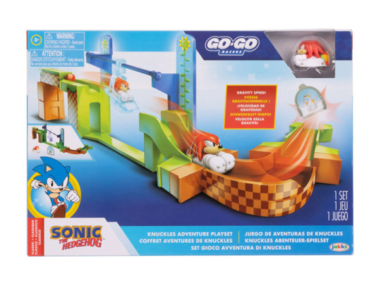 Sonic The Hedgehog Go-Go Racers Knuckles Adventure Playset