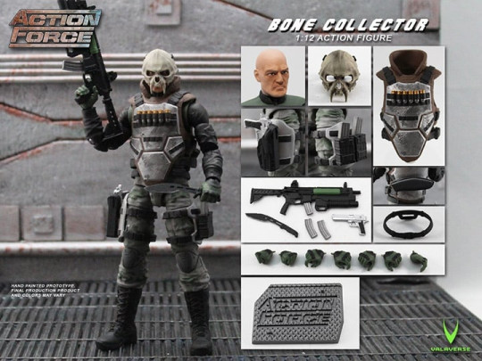 Action Force Bone Collector 1/12 Scale Figure (Reissue)