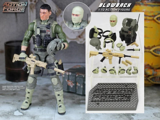 Action Force Blowback 1/12 Scale Figure