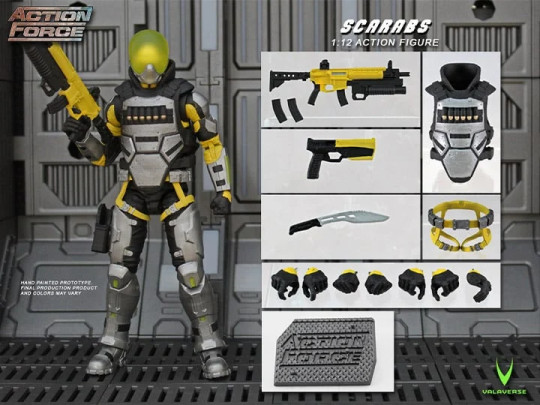Action Force Scarabs 1/12 Scale Figure