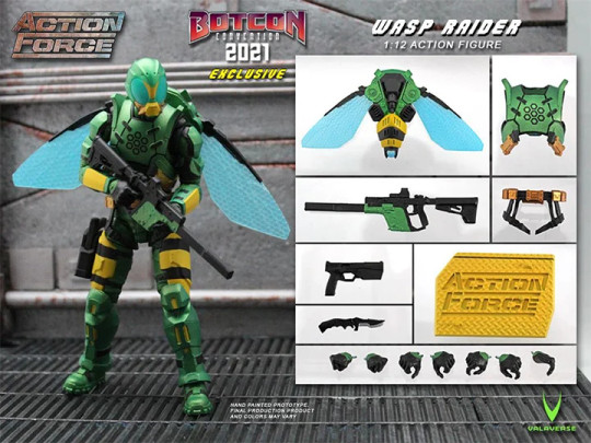 Action Force Wasp Raider 1/12 Scale BotCon 2021 Exclusive Figure