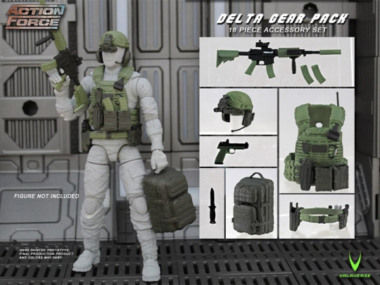 Action Force Delta Gear Pack Accessory Set