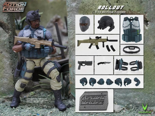 Action Force Rollout 1/12 Scale Figure