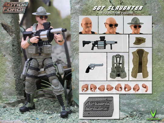 Action Force Sgt. Slaughter Ver. 2 1/12 Scale Figure
