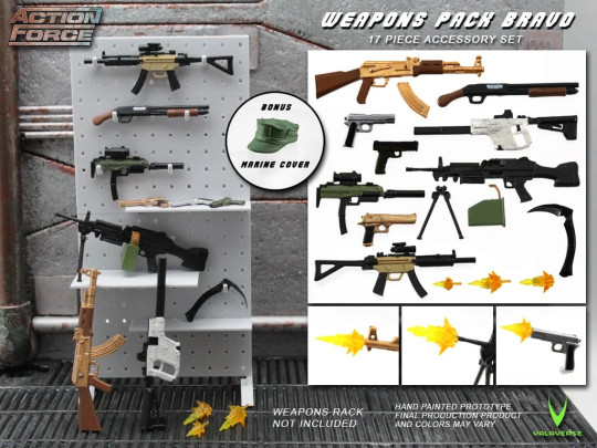 Action Force Weapons Gear Pack (Bravo 1) Accessory Set