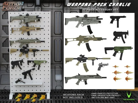 Action Force Weapons Pack (Charlie) Accessory Set