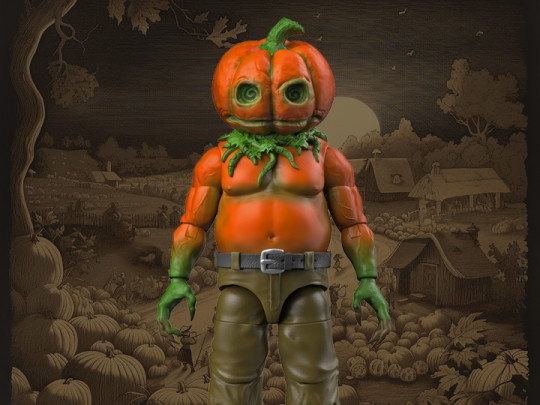 The Bizarre World of Naughty or Nice Halloween Collection Patch Pumpkin BBTS Exclusive Figure