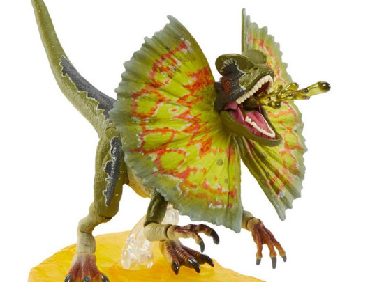 Jurassic Park Amber Collection Dilophosaurus