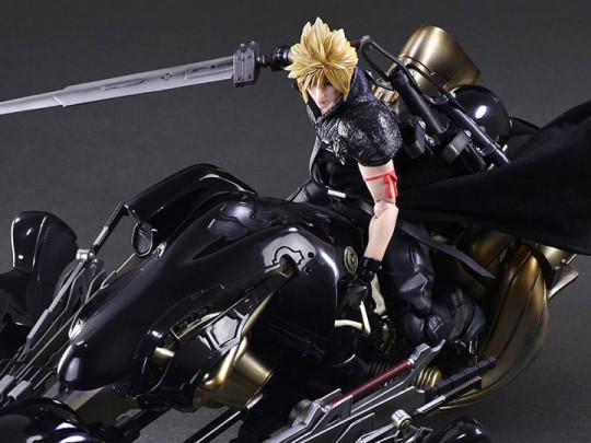 Final Fantasy VII: Advent Children Play Arts Kai Cloud Strife & Fenrir