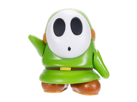 World of Nintendo 2.50 Green Shy Guy Limited Articulation Figure
