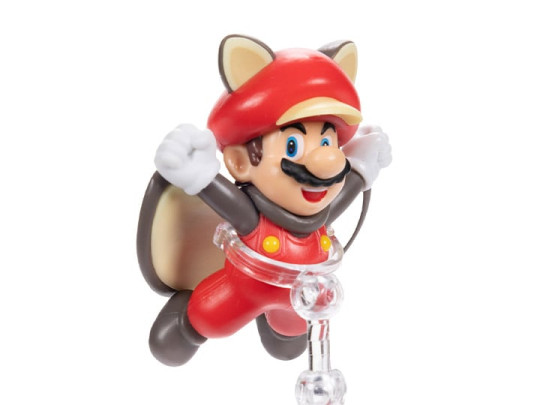World of Nintendo 2.50 Flying Squirrel Mario Limited Articulation Figure