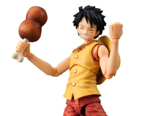 One Piece Variable Action Heroes Monkey D. Luffy (Past Blue Yellow Version)