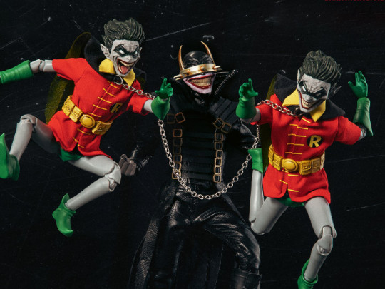 Dark Nights: Metal Dynamic 8ction Heroes DAH-063DX The Batman Who Laughs and Robins Deluxe PX Previews Exclusive Figure Set