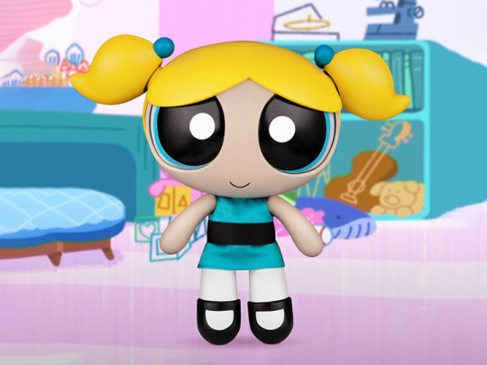 Powerpuff Girls Dynamic 8ction Heroes DAH-055B Bubbles