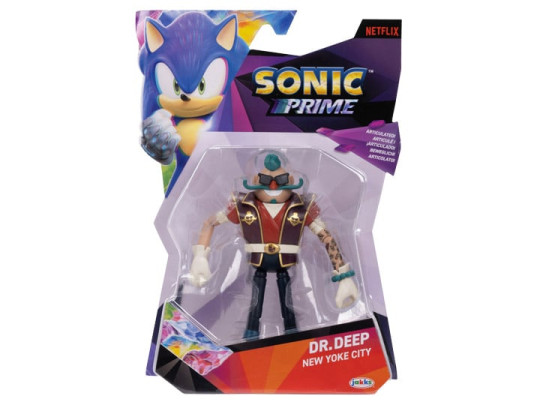 Sonic Prime 5 Dr. Deep (New Yoke City) Figure