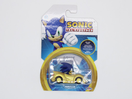 Sonic The Hedgehog Sonic (Gold Car Ver.) Die-Cast 1/64 Scale Vehicle