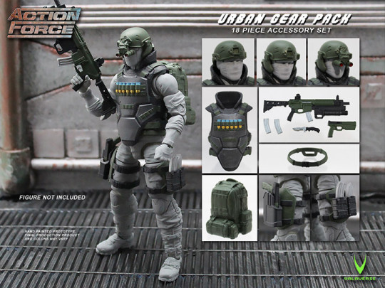 Action Force Urban Gear Pack Accessory Set